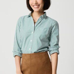 J. Crew Factory Lightweight Cotton-Blend Shirt, Signature Fit - New - Large